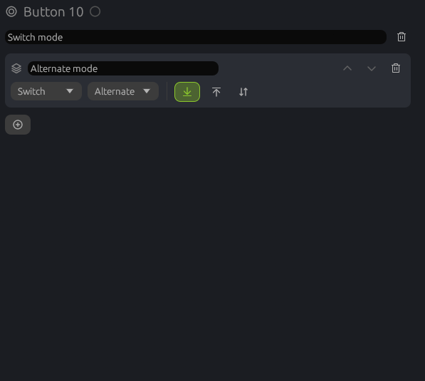 Change mode to the Alternate mode